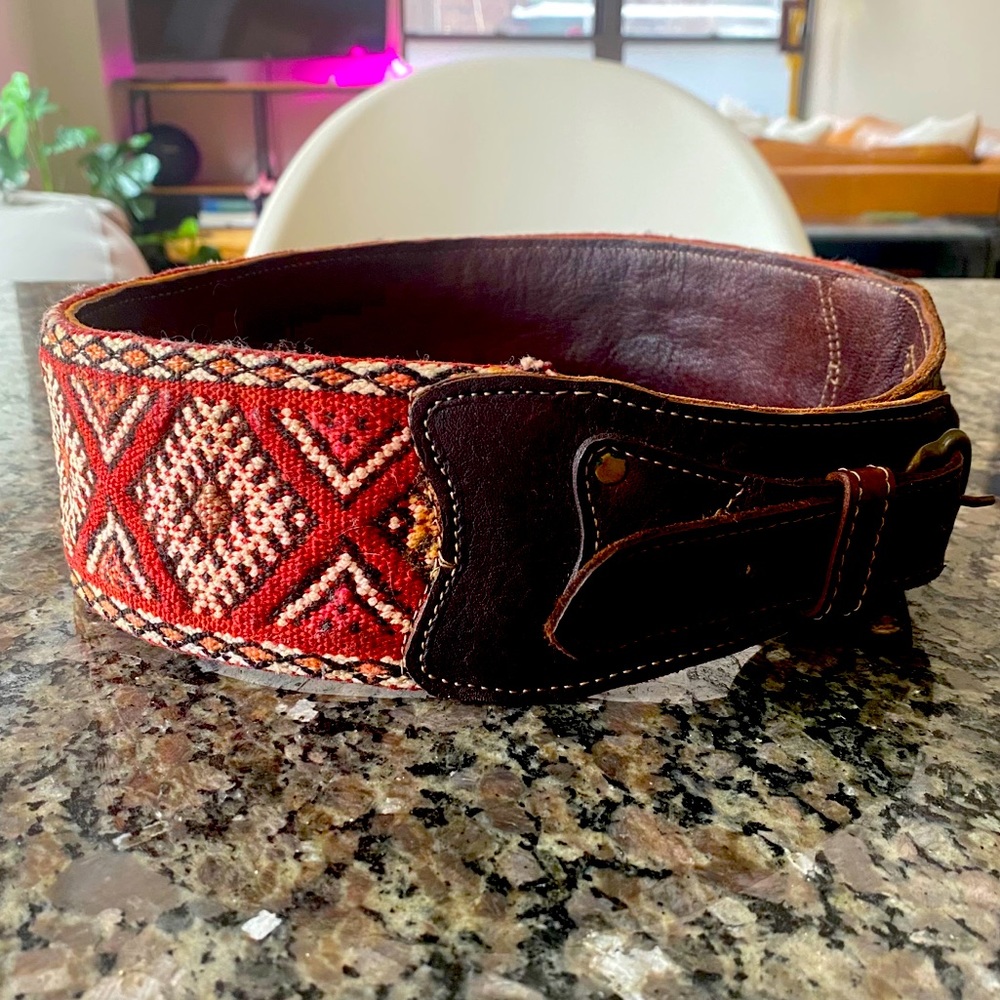 Textile and Leather Belt
